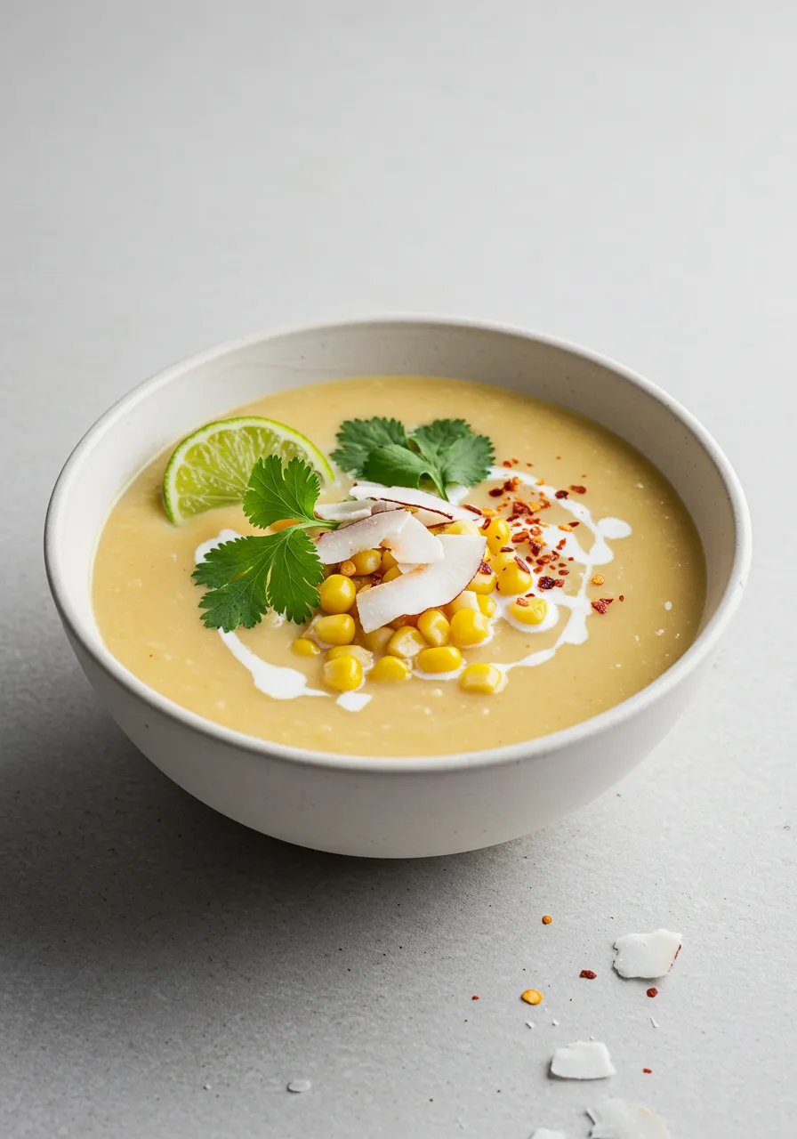 Coconut Corn Soup - tertiary view